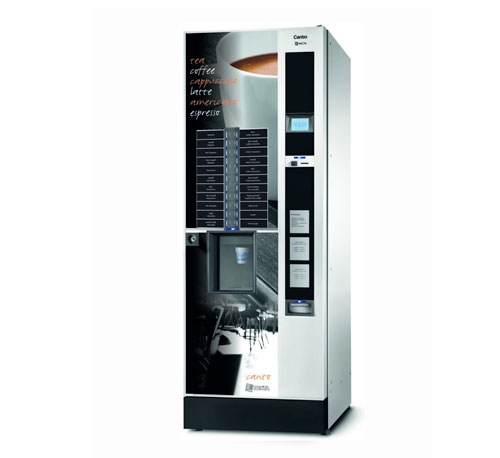 Vendmaster can supply the Canto coffee machine offering an extensive range of quality drinks