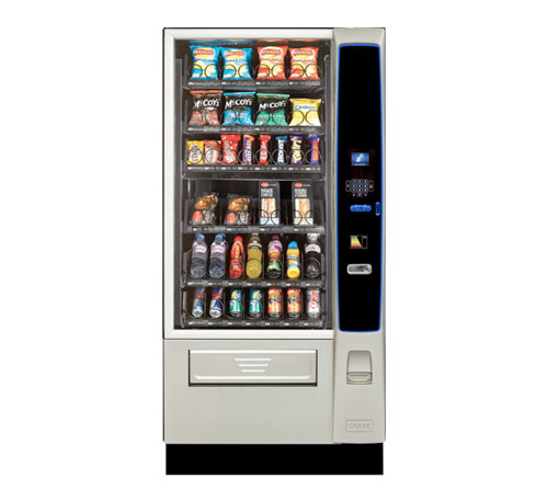 Vendmaster offer the Crane Merchant Media 4 fresh food vending machine to Milon Keynes, Northampton and surrounding areas