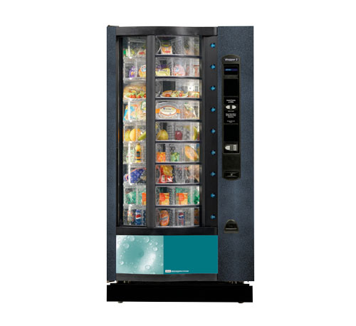 Vendmaster offer the Shopper 2 fresh food vending machine which can hold a wide selection of food and drink