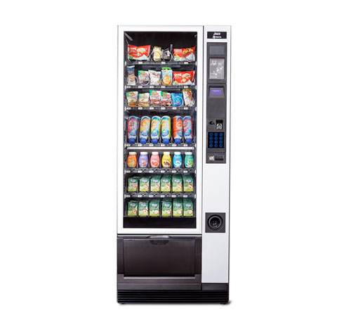 Vendmaster can supply the Jazz vending machine offering a wide range of snacks and cold drinks