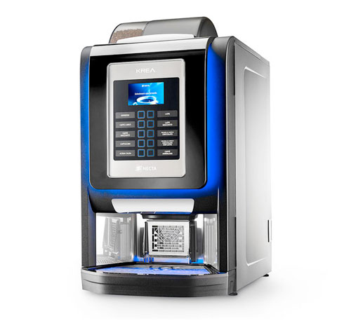 Vendmaster can supply the Krea Prime coffee machine for your business offering fresh bean coffee