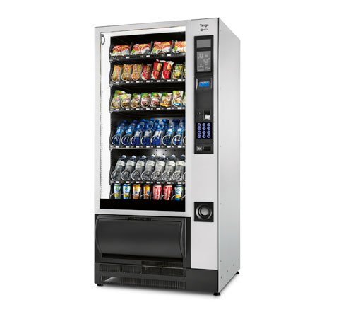 Vendmaster can supply the Tango vending machine offering a wide range of snacks and cold drinks